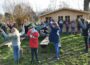 Einweihung der neuen Holzhütte </br>130 Grundschulkinder singen „Alt wie ein Baum“