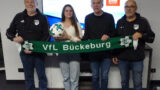 Vorstand der Fussballabteilung des VfL Bückeburg zu Gast bei EMB-Leuchten